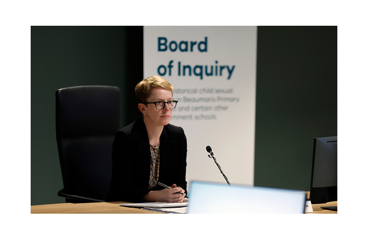 Chair, Kathleen Foley SC at public hearings at the Yoorrook Justice Commission in Collingwood, 23 October 2023